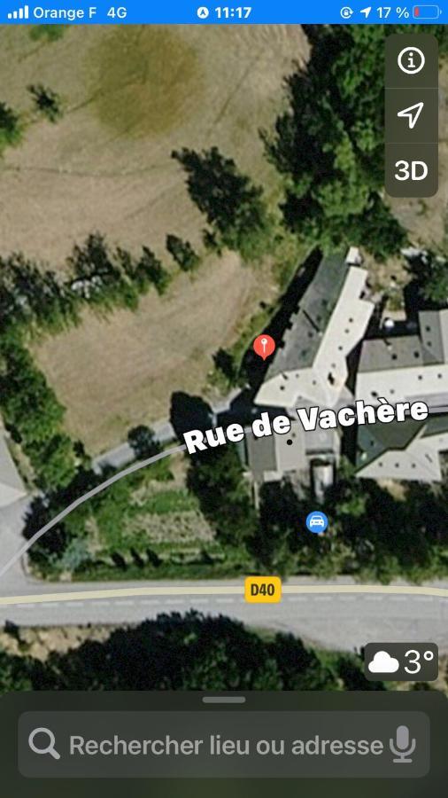 L Alpin Bel Appartement Avec Terrasse Dans Vieille Ferme De Montagne Renovee Les Orres Exterior foto
